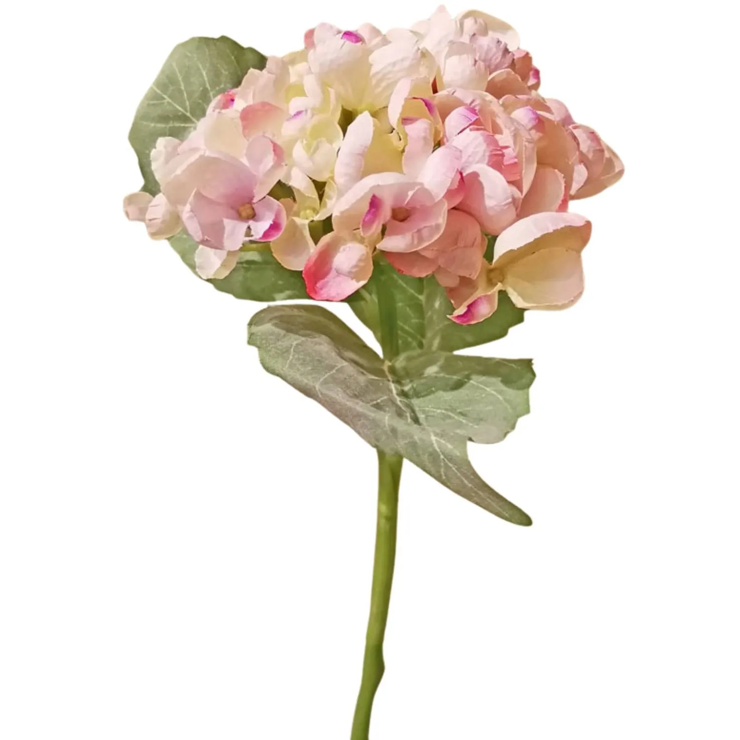 13" Pink Hydrangea Spray PL136 Pink