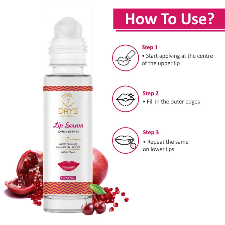 7Days Lip Serum for Pink Soft & Supple Lips - 10 ml