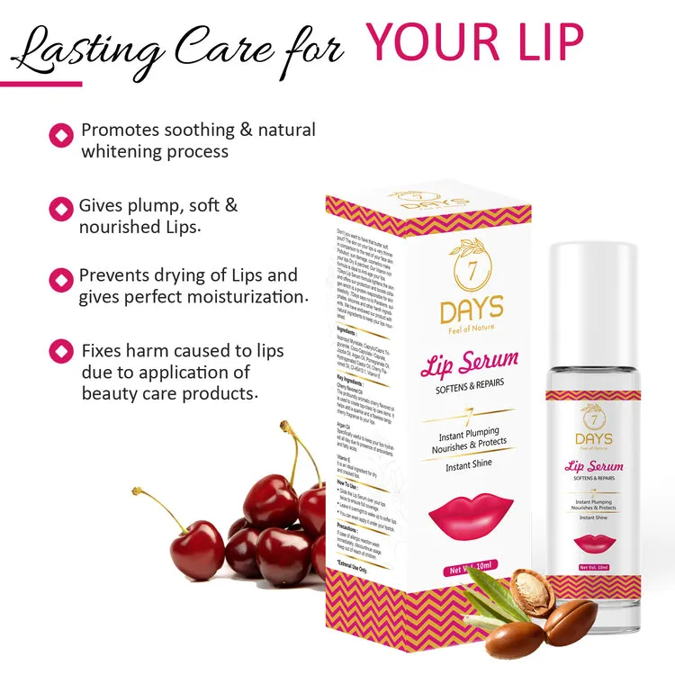 7Days Lip Serum for Pink Soft & Supple Lips - 10 ml