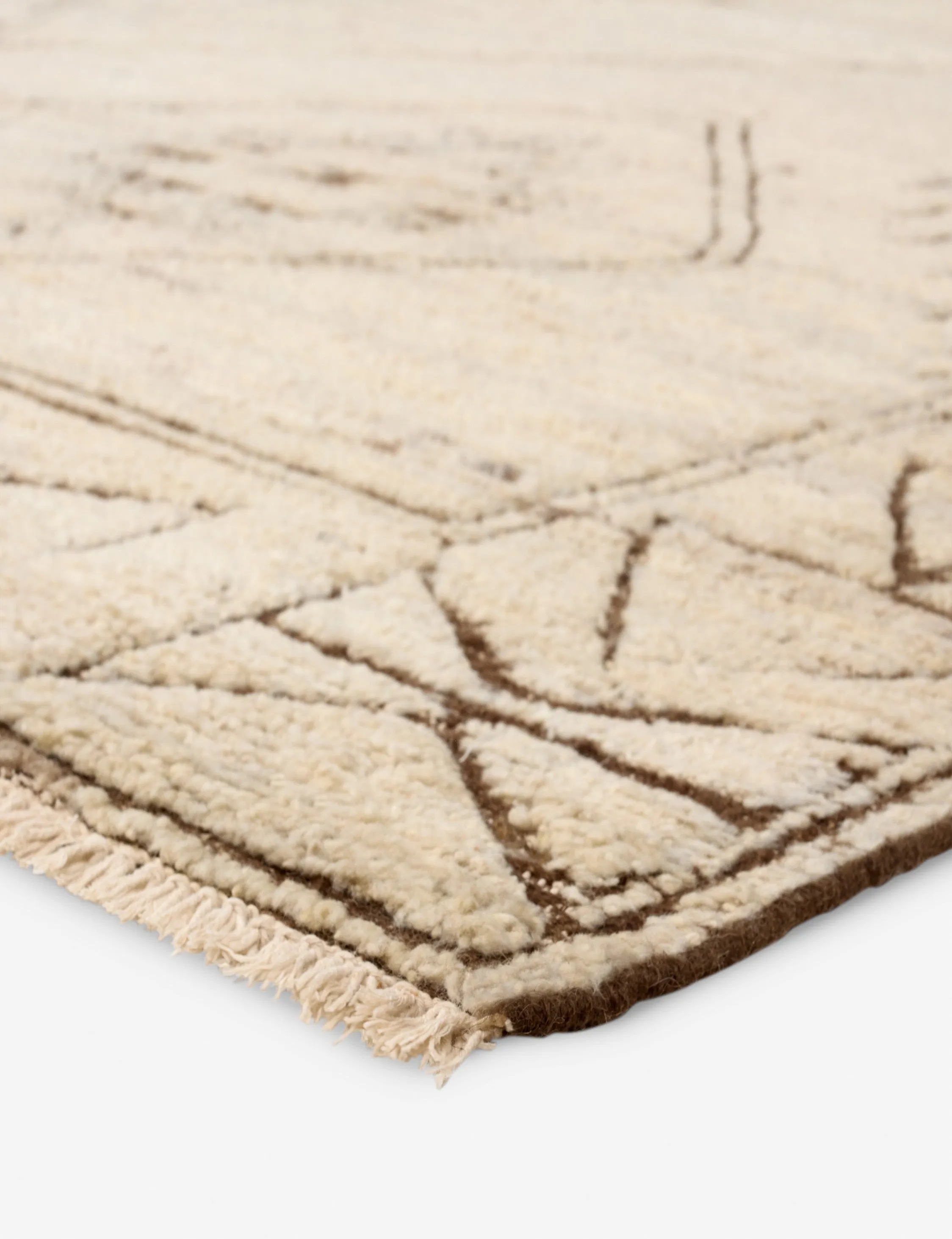 Bethia Hand-Knotted Wool Moroccan-Style Rug