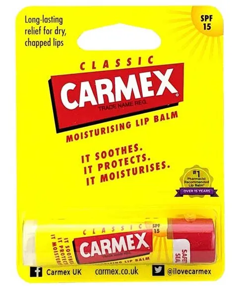 Carma Laboratories Carmex Moisturising Lip Balm Stick Classic 4.25g