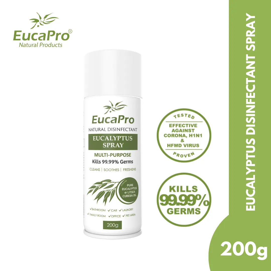 Eucapro Natural Disinfectant Eucalyptus Spray 200g