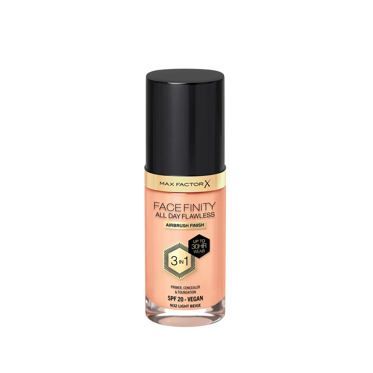 Facefinity All Day Flawless Vegan 3 in 1 Foundation