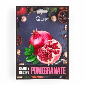 Mascarilla facial Quret Beauty Recipe Mask - Pomegranate[Firming] 25g