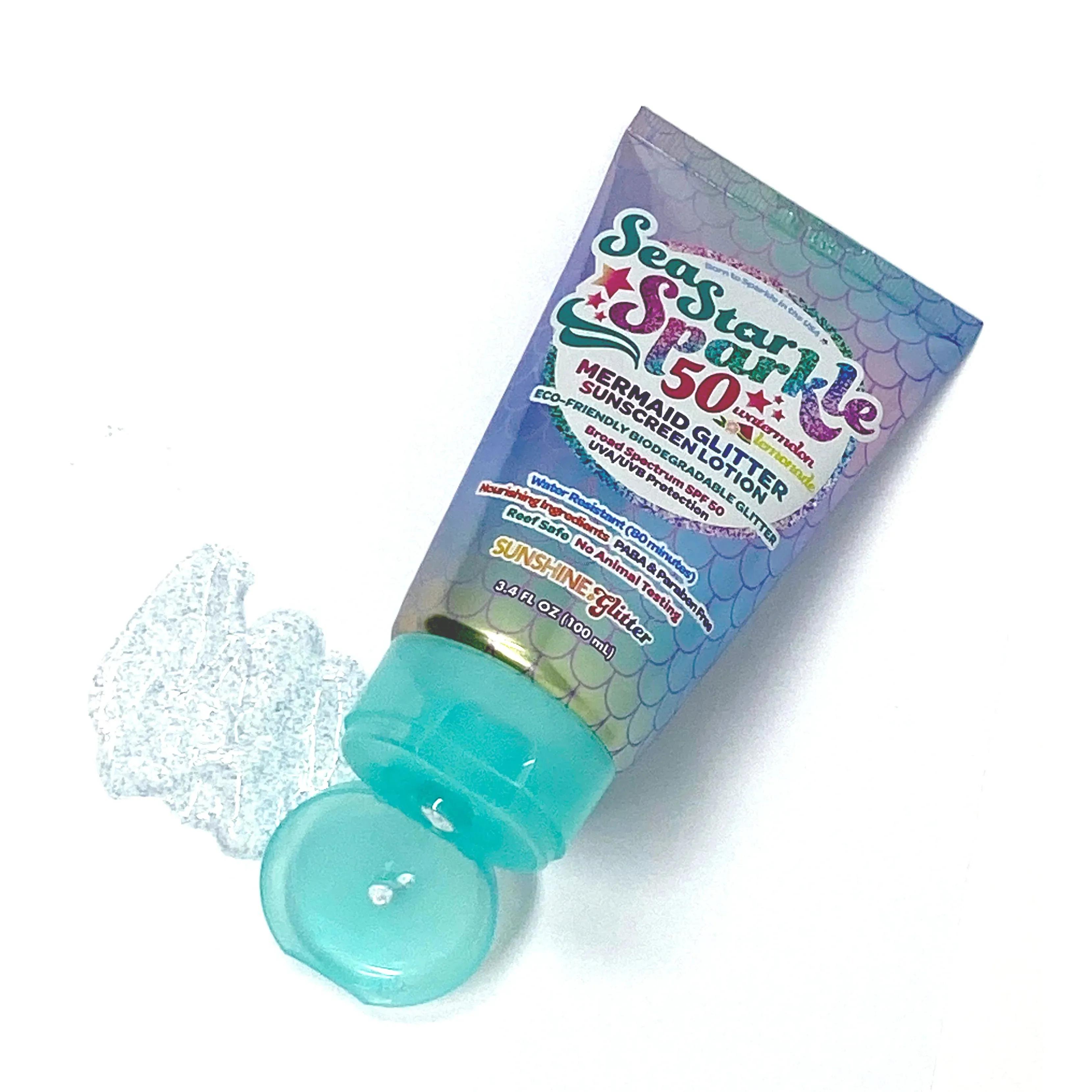 Mermaid Glitter Watermelon Sunscreen