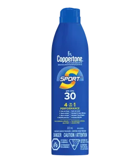 Sunscreen - Coppertone Sport® Continuous Spray SPF 30 222 mL, 000042417354