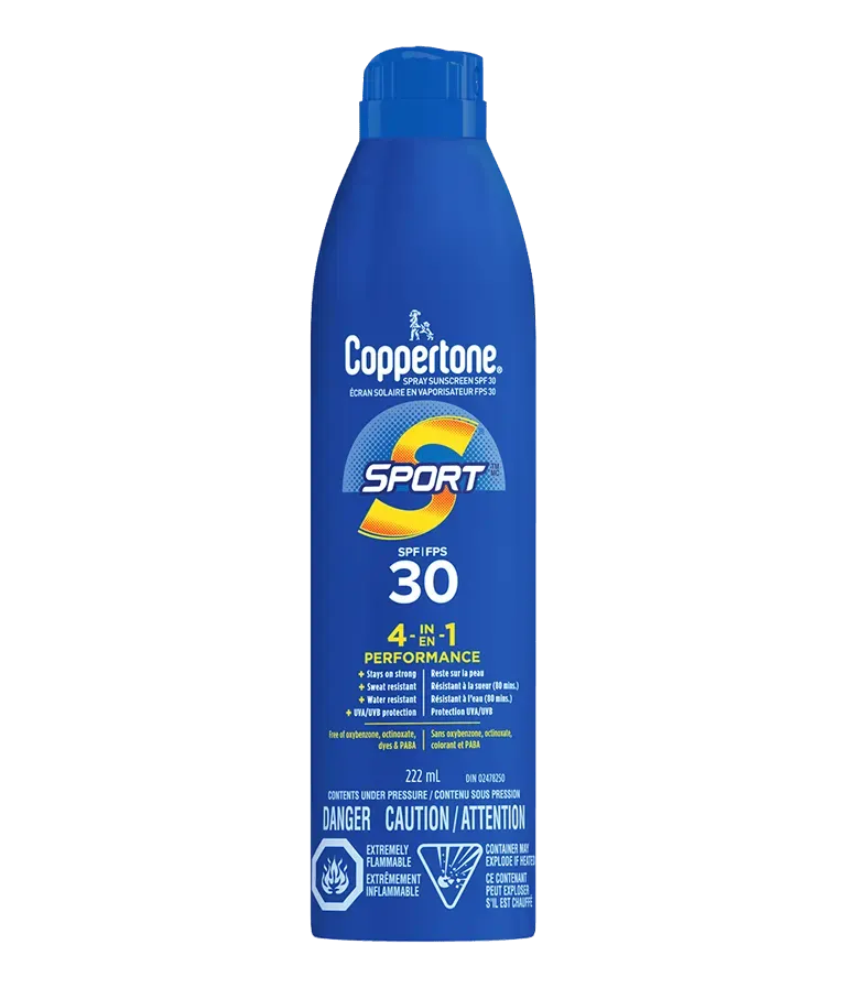 Sunscreen - Coppertone Sport® Continuous Spray SPF 30 222 mL, 000042417354