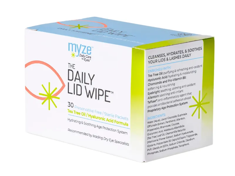 The Daily Lid Wipe from Myze (30 ct)